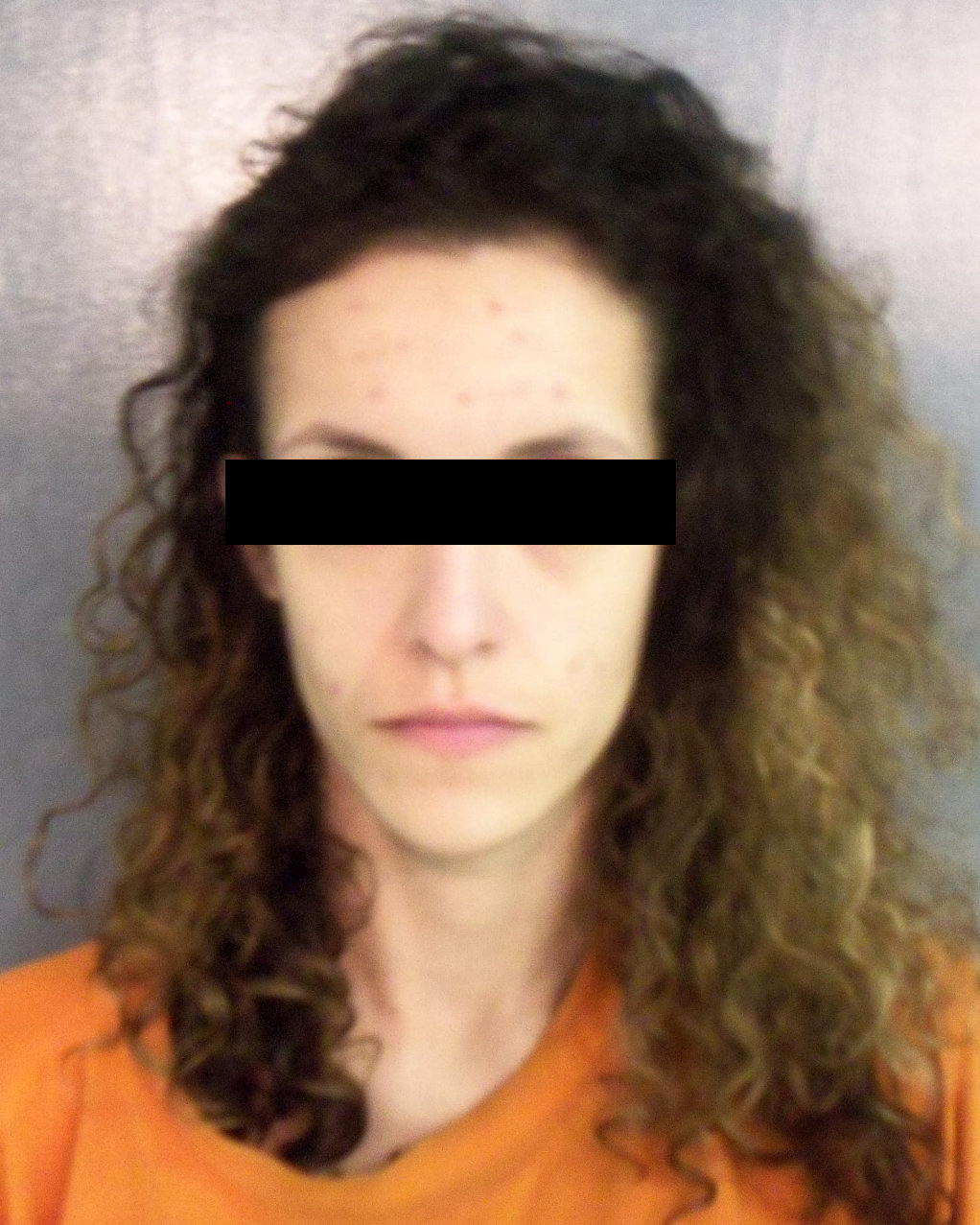 Police photo of victim, Rachel, from a prostitution arrest in Gloucester County, VA