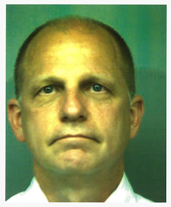 Virginia Peninsula Regional Jail mug shot of Ronald R.M. Miscavige taken on August 21, 2012