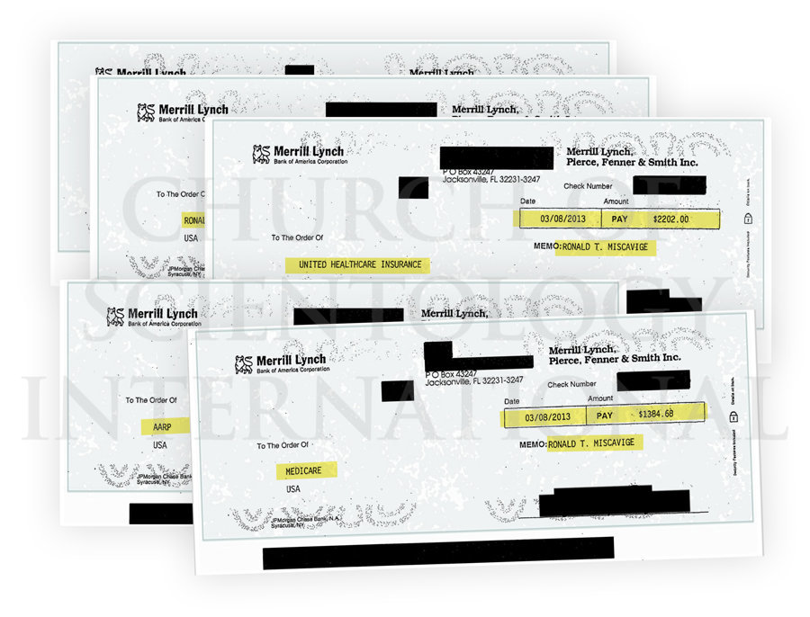 How Ron Miscavige Bites The Hand That Feeds Him Not Only Did David Give Ron A Check For 100 000 To House He Arranged And Paid His Health Dental Care As Well