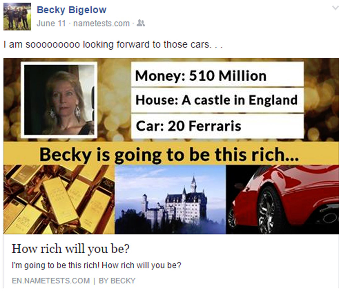 becky bigelow facebook post