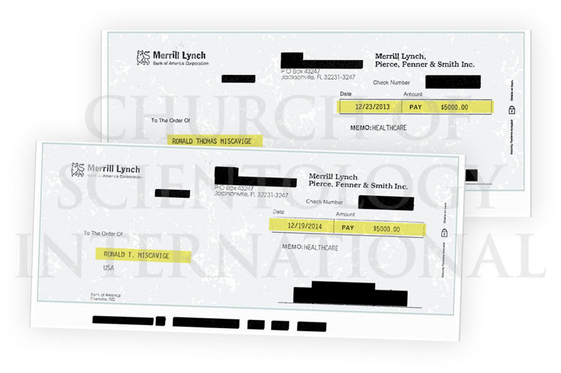 Ron received checks from his son David for $5,000 a year for health insurance