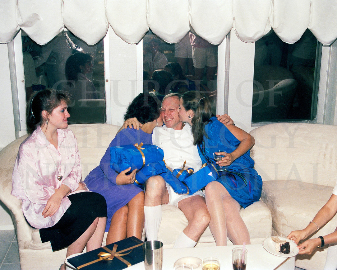 At a celebration aboard the Freewinds.