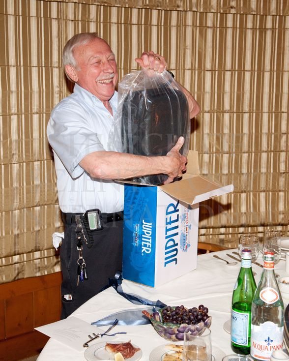 Mr. David Miscavige gave Ron Miscavige a special Jupiter Pocket Trumpet for his 75th birthday in 2011.