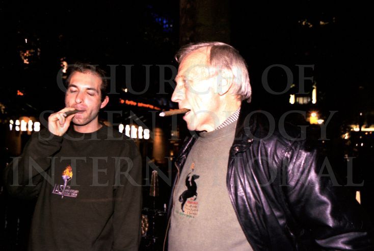 Ron Miscavige on the town in London in 2001.