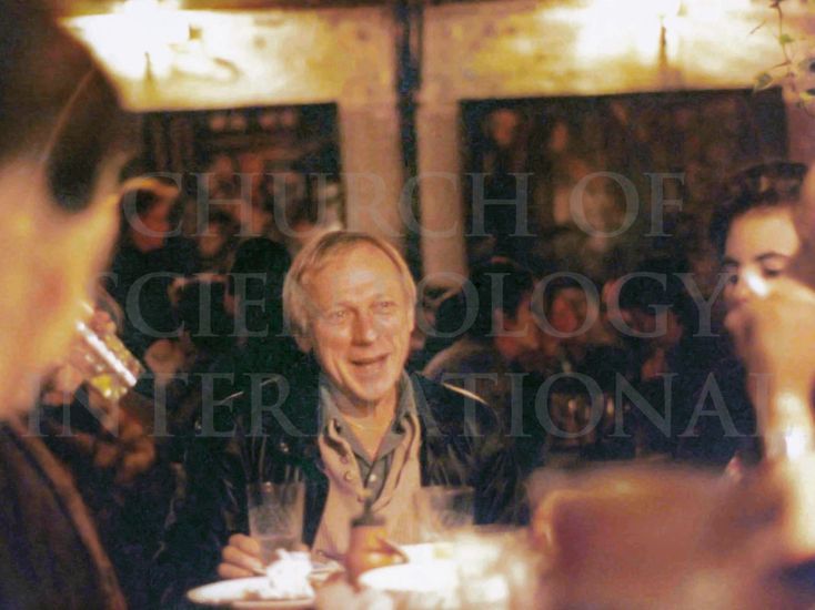 Ron Miscavige at a restaurant during a concert tour in Europe in 1989.