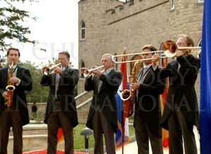 Performing with Golden Era Musicians at Saint Hill, Scientology’s Advanced Church in England.