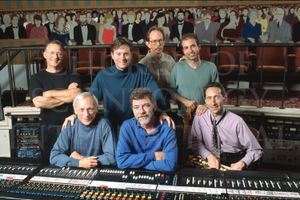 With some of the world-class Golden Era Musicians in the Music Studio.