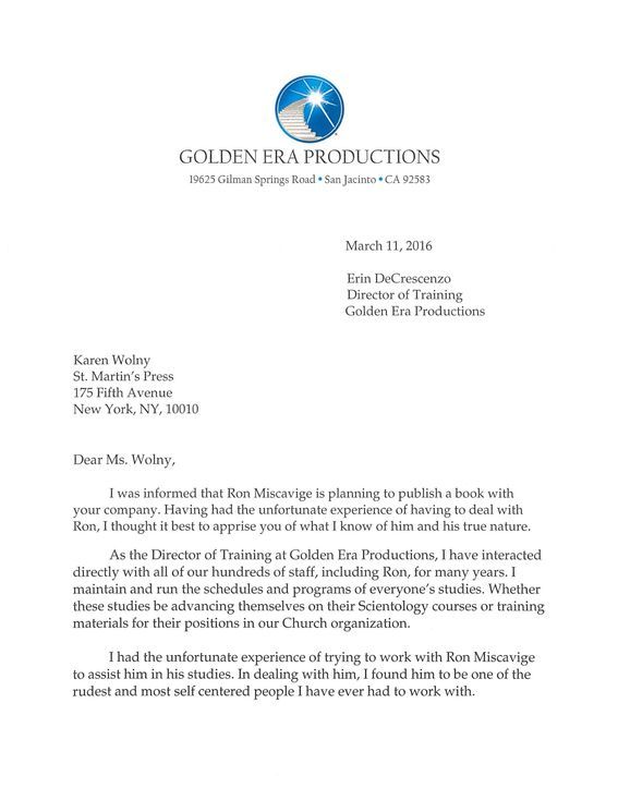 Ron was “one of the rudest and most self-centered people I have ever had to work with” says training director